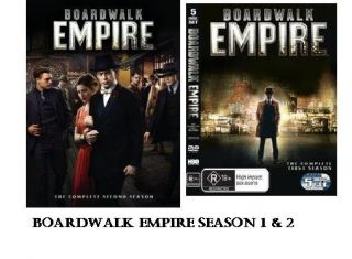 Boardwalk Empire DVD SET SEASONS 1 2 SEASON 2 JUST RELEASED NEW FREE 