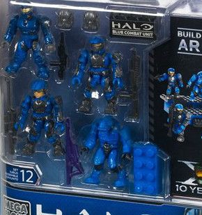 NEW Halo Mega Bloks Exclusive Set #96962 Blue Team Combat Unit LEGO 