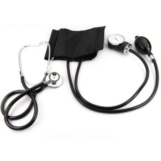 Professional Blood Pressure Cuff Nurse Stethoscope Sphygmomanometer #