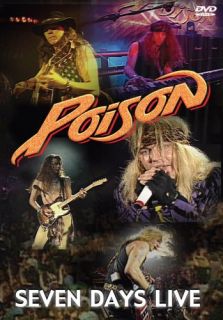 Poison Seven Days Live New SEALED DVD Bret Michaels
