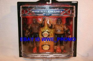   WWE Wrestlemania 23 2 Pack Figure Bobby Lashley Umaga Belt B