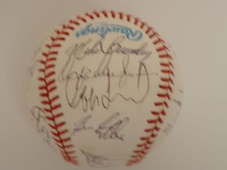 1990 Seattle Mariners Team Signed Baseball 20 Signatures NM (Sku 19799 