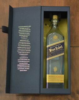Johnnie Walker Blue Label Scotch Whisky Case/Box with (EMPTY) 750ml 