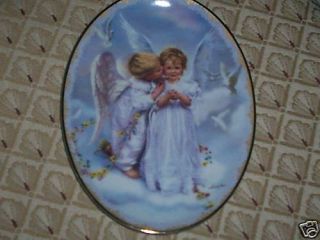 Angel Kisses Sandra Kuck on Angels Wings Plate