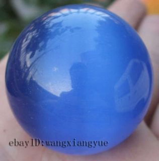 40mm Blue Mexican Opal Sphere Crystal Ball Gemstone