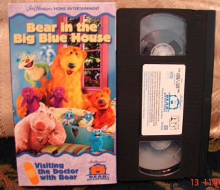  Big Blue House Visiting The Doctor Calms Kids Fears About VHS Video 