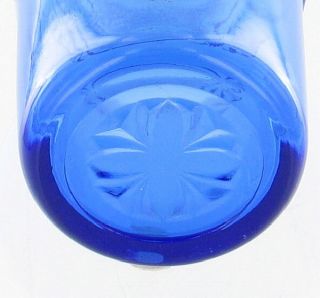 Vintage Hazel Atlas Royal Lace Cobalt Blue Juice Glass