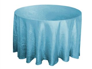 117 Round Crinkle Round Tablecloth Table Linens 22 Colors