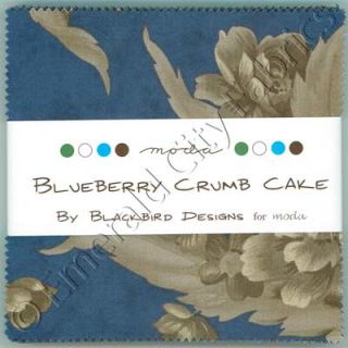 Moda Blueberry Crumb Cake Charm Pack 42 5 Cotton Quilt Quilting 