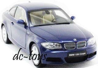 Kyosho BMW 135i 1 Series Coupe 1 18 Diecast Blue