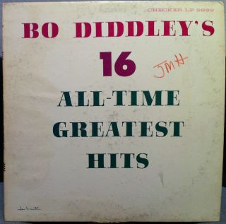 Bo Diddley 16 All Time Greatest Hits LP Vinyl Checker
