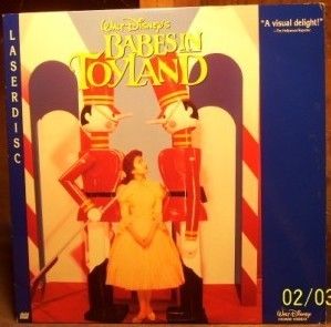   Toyland 61 Laserdisc Ray Bolger Annette Funicello Tommy Sands