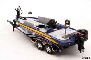Rusty Wallace Miller Lite Ranger Diecast Boat 1 24 New
