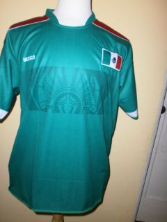   mens 2012 Olympic Olimpiadas Green soccer jersey brand size L/XL