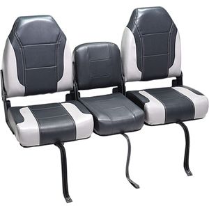 Deckmate 3 Piece 46 Bass Boat Bench Seats Set Charcaol Gray
