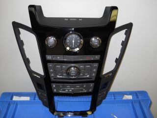 Cadillac cts V Navigation Faceplate with Radio and Heat and A C 