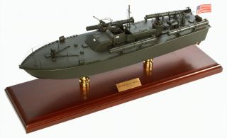 ELCO PT 109 Torpedo Boat Wood Model MUSEUM QUALITY Fully 
