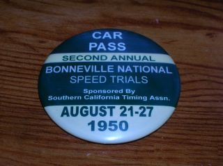BONNEVILLE SPEED TRIALS 1950 CAR PASS NHRA SCTA