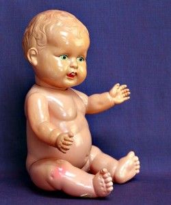 sunny toys bonnie baby celluloid doll 1920 excellent