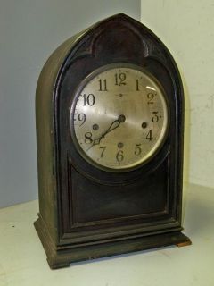 Antique New Haven Clock Westminister Chime Mantle Clock