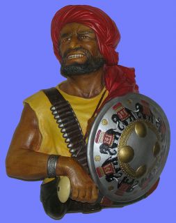   Bossons Mint Pristine Condition Painted Shield Pathan Bosson