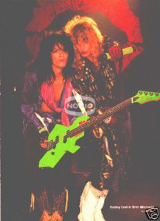 Poison Pinup 80s Hair Metal Bret Michaels Bobby Dall