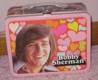 Dreamy Bobby Sherman Metal Lunchbox with Thermos