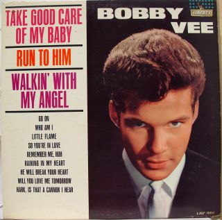 bobby vee take good care of my baby label liberty records format 33 