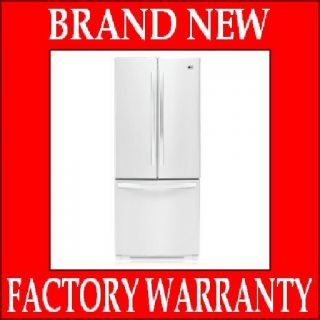    White French Door Refrigerator LFC23760SW Bottom Freezer Ice Unboxed