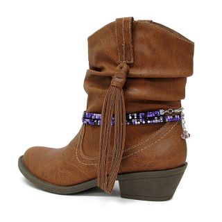   Rhinestone Western Cowboy Cowgirl Boot Strap Anklet Jewelry