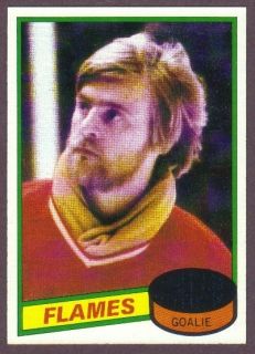 1980 81 Topps Hockey Dan Bouchard 68 Calgary Flames NM MT