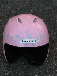 Boeri Pink Ski Snowboard Skate Helmet Youth Size Small Made in Italy 