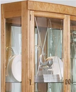 Thomasville Furniture Bogart Luxe (1) Curio Cabinet Wall Unit