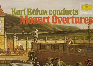 Karl Bohm Conducts Mozart Overtures LP DG 2535 229 MT