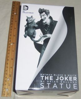 DC Direct Batman Black and White Joker Brian Bolland Statue