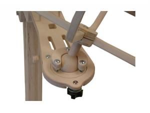   Hoop 24 Hand Quilting Frame Birch Stand Swivel Angle Rotate 8