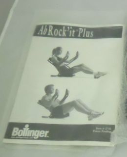 Bollinger AB RockIt Plus Excercise System Complete in Box Must See 