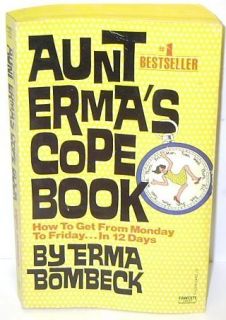 Aunt Ermas Cope Book by Erma Bombeck Book Free U s Shipping