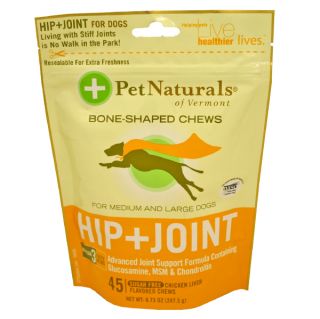  Pet Naturals Bone Shaped Chews Hip Joint