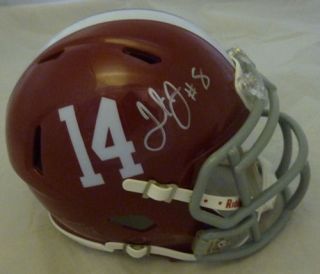 Julio Jones Autographed Signed Alabama Crimson Tide Mini Helmet w JSA 