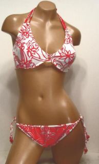 Freya Bondi Beach Halter Top 30E 9513 Tie Side Bikini SM 9516 RED 