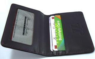 Genuine Just Leather Mens Wallet Card Holder CH077DB