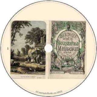 The Book Of Household Management, Isabella Beeton 3  CDs unabridged 
