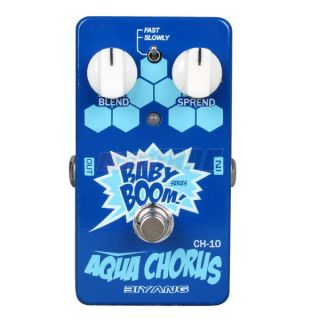 Biyang Guitar Bass Effect Pedal Aqua Chorus CH 10 Baby Boom Series 