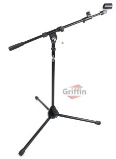 Microphone Mic on Boom Stand Bass Kick Drum Stage Amp