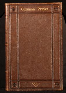 details a late victorian book of common prayer in a