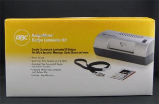 GBC H45 Laminator for Making Teslin ID Cards Using Butterfly Pouches 4 