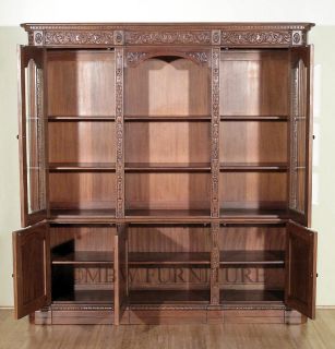   Finish Presidential Resolute Bookcase Display Cabinet 049W