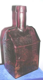 Antique 1840 E.G. Boozs Old Cabin Whiskey Bottle