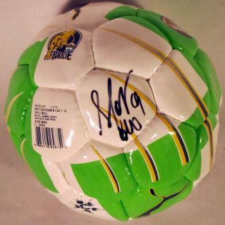 Marta Autographed Goldprice Puma Mini Soccer Ball COA